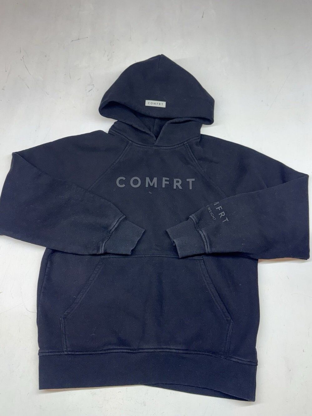 Comfrt Hoodie Sweatpants Sweatsuit Black Unisex M/L TikTok Athleisure Casual - Picture 2 of 14